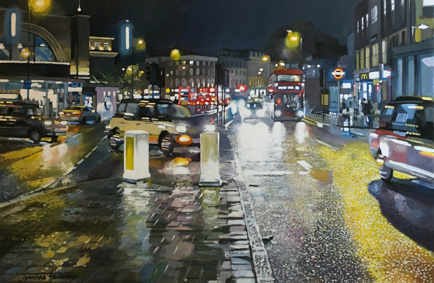 Kings Cross in the Rain