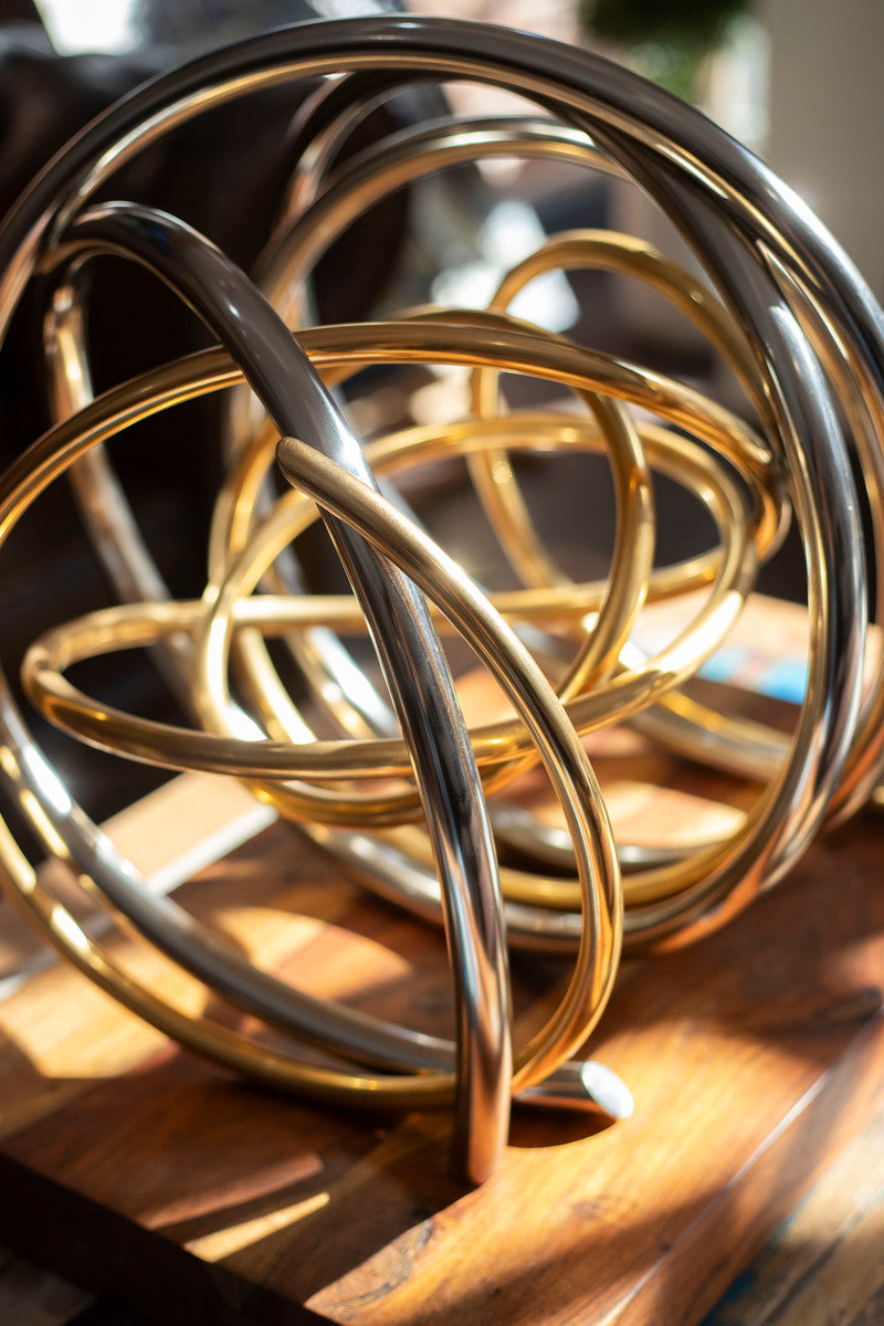 Gold in Silver Spiral