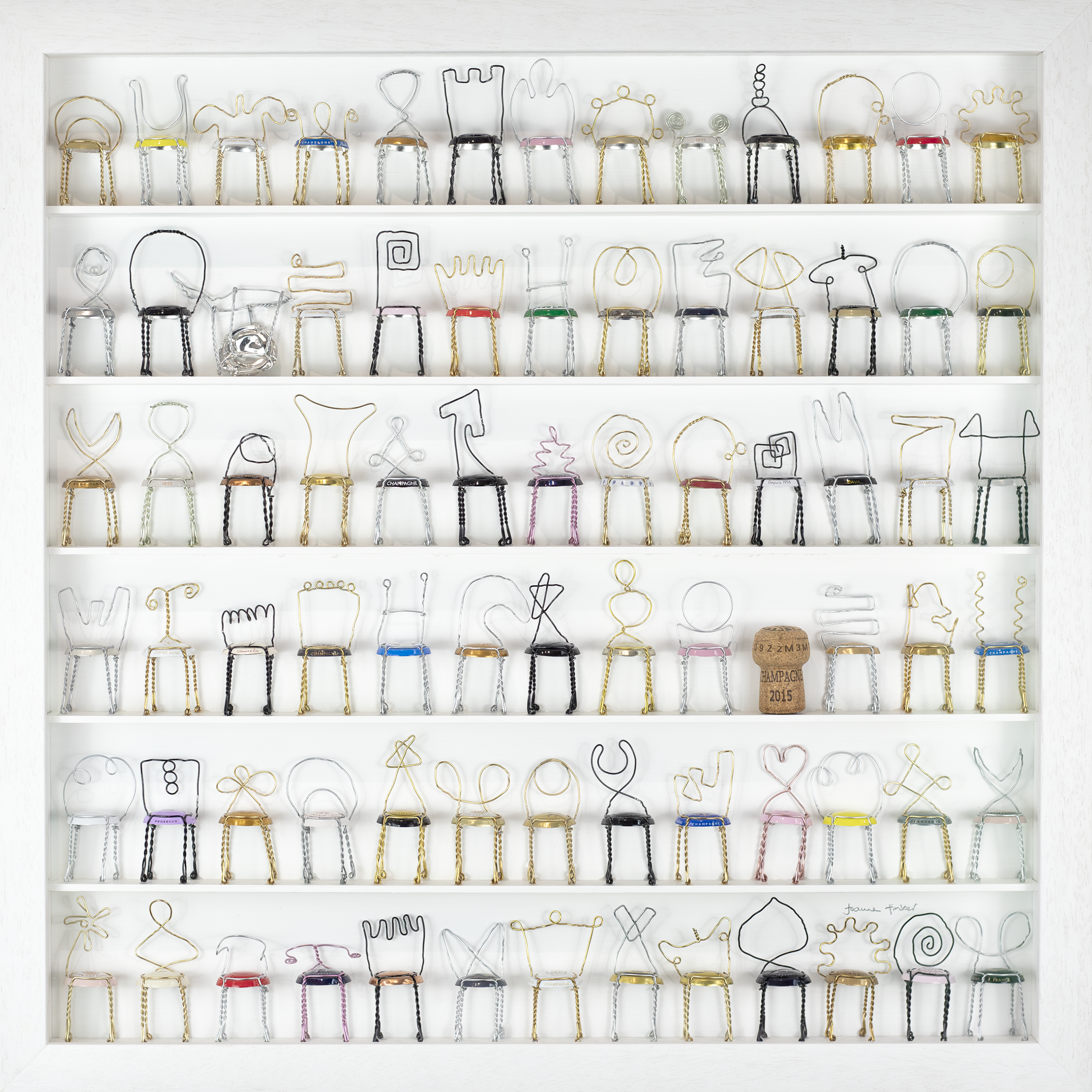 Champagne Chairs - White