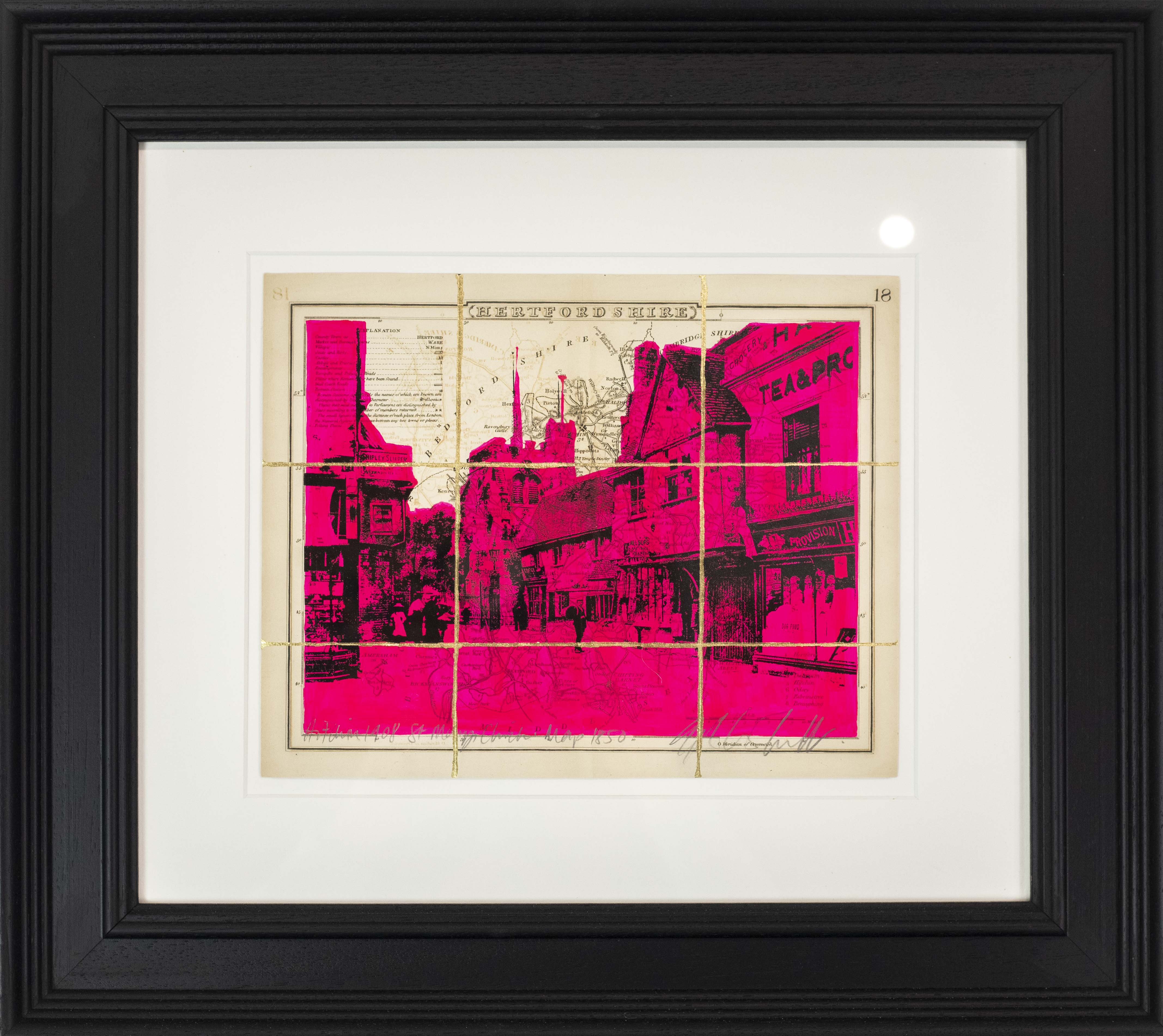 Hitchin 1908 St Mary's Church, Map 1850