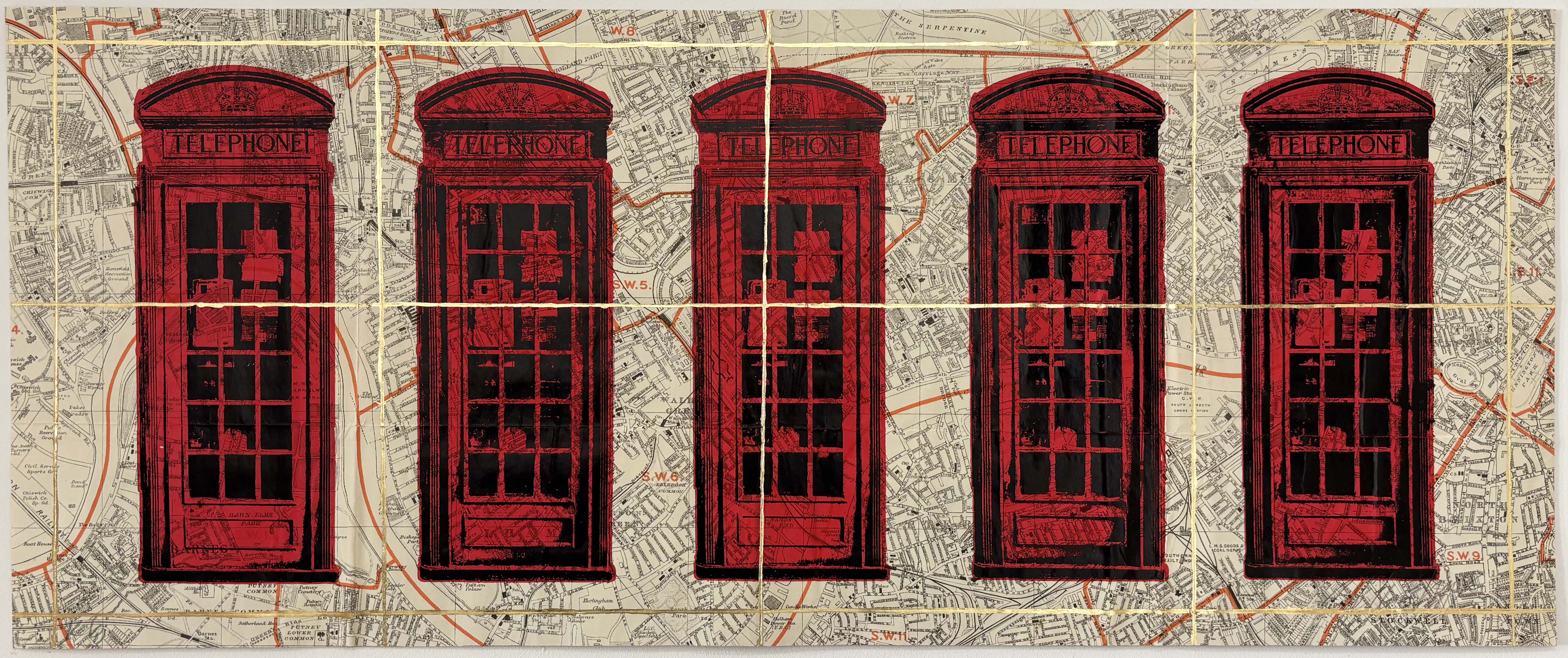 K6 Red Telephones II (Red Ink)