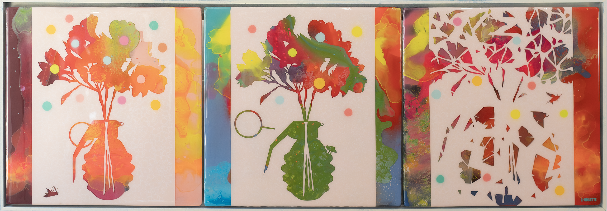 Still Life Triptych - Large Study Panel