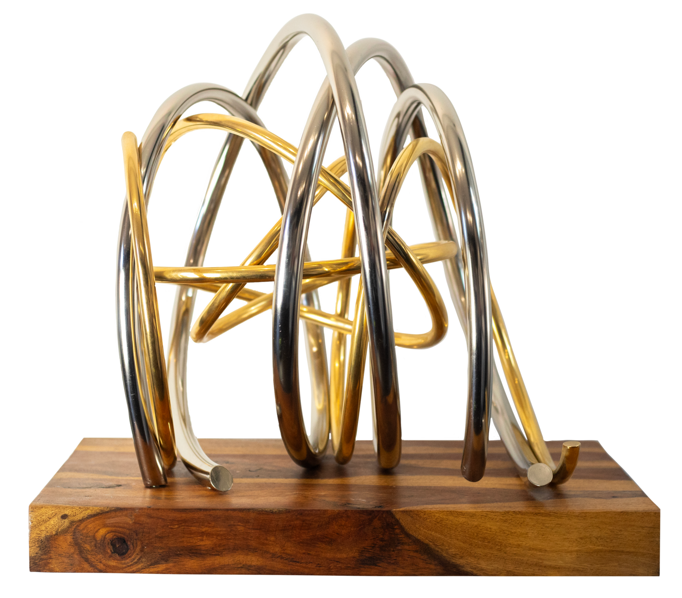 Gold in Silver Spiral
