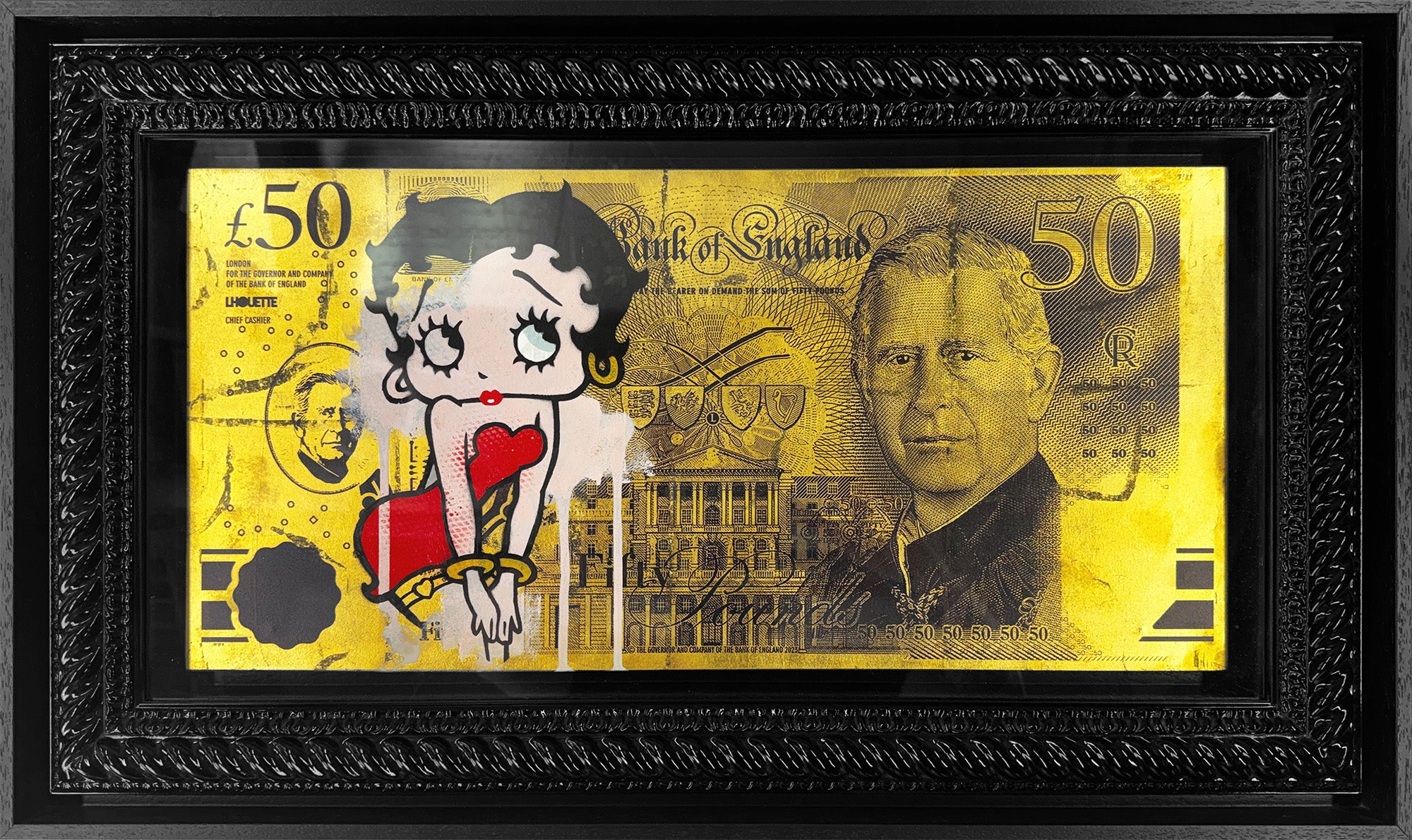 Funny Money - Pound Note - Betty Boop