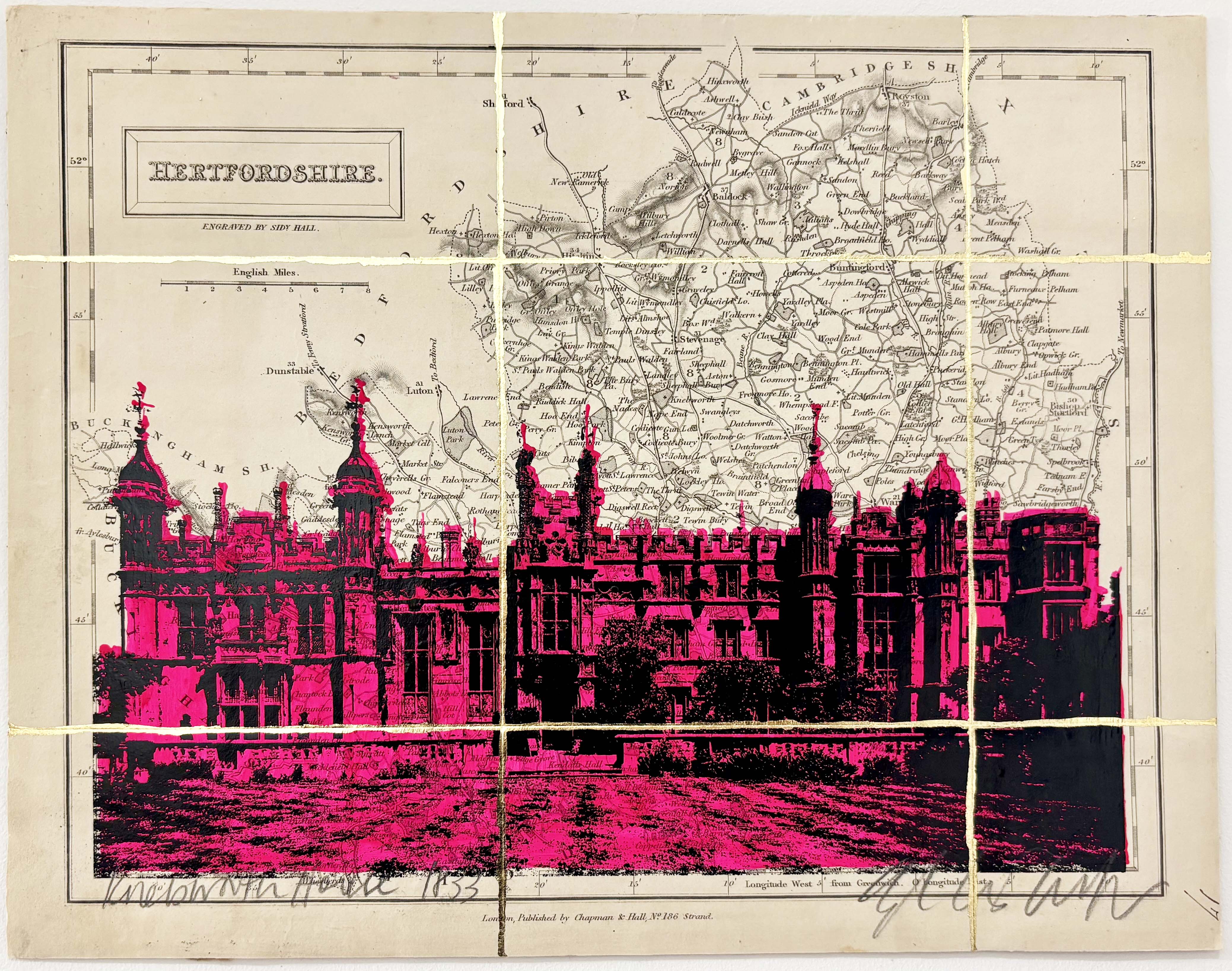 Knebworth House 1833 Fluro Magenta Ink