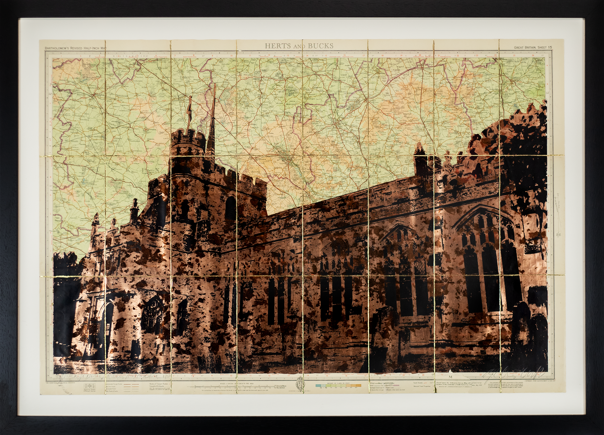St Mary's Church, Hitchin, Hertfordshire 1950