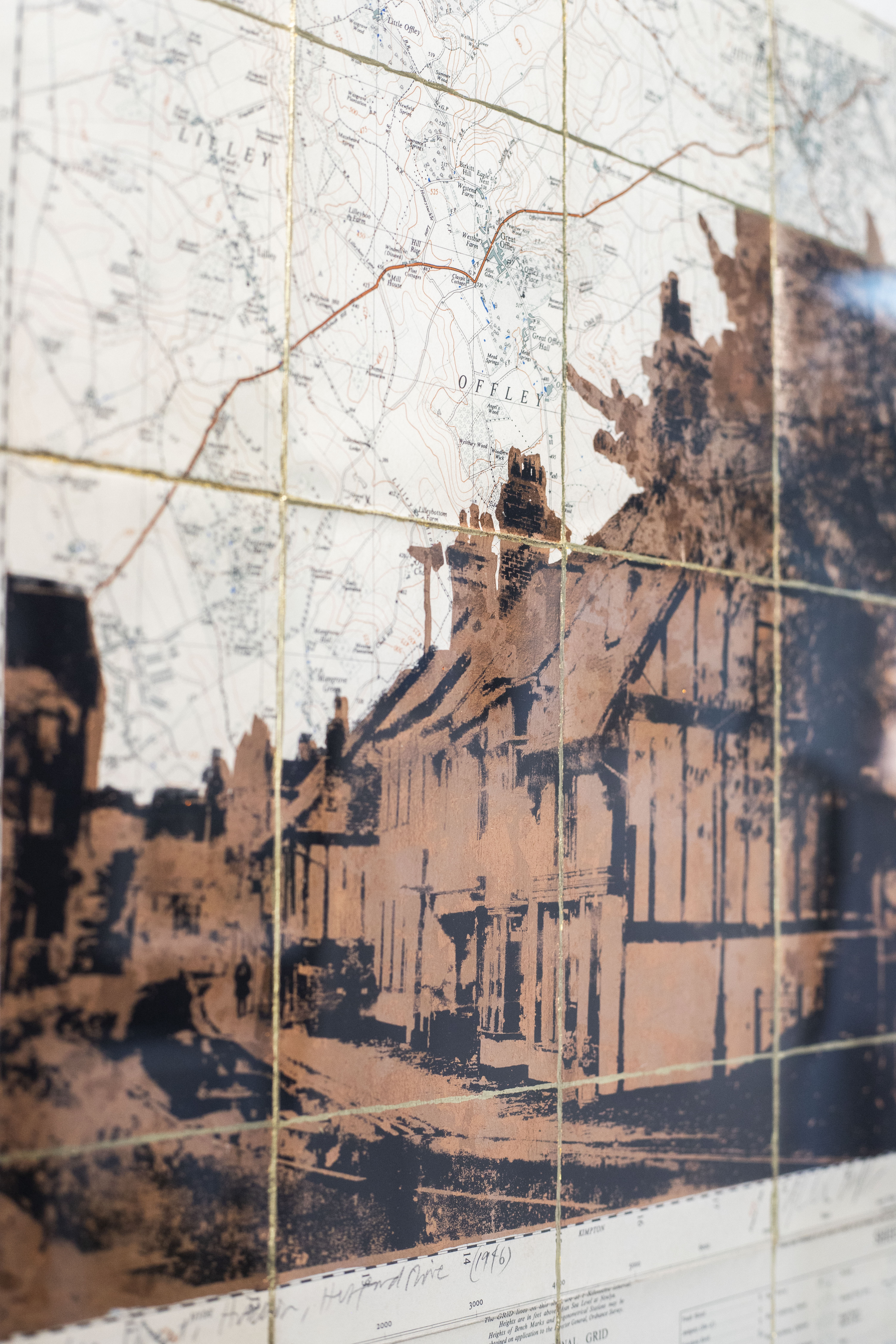 Bridge Street, Hitchin (Copper Leaf, Copper Foil, 1946 Map)