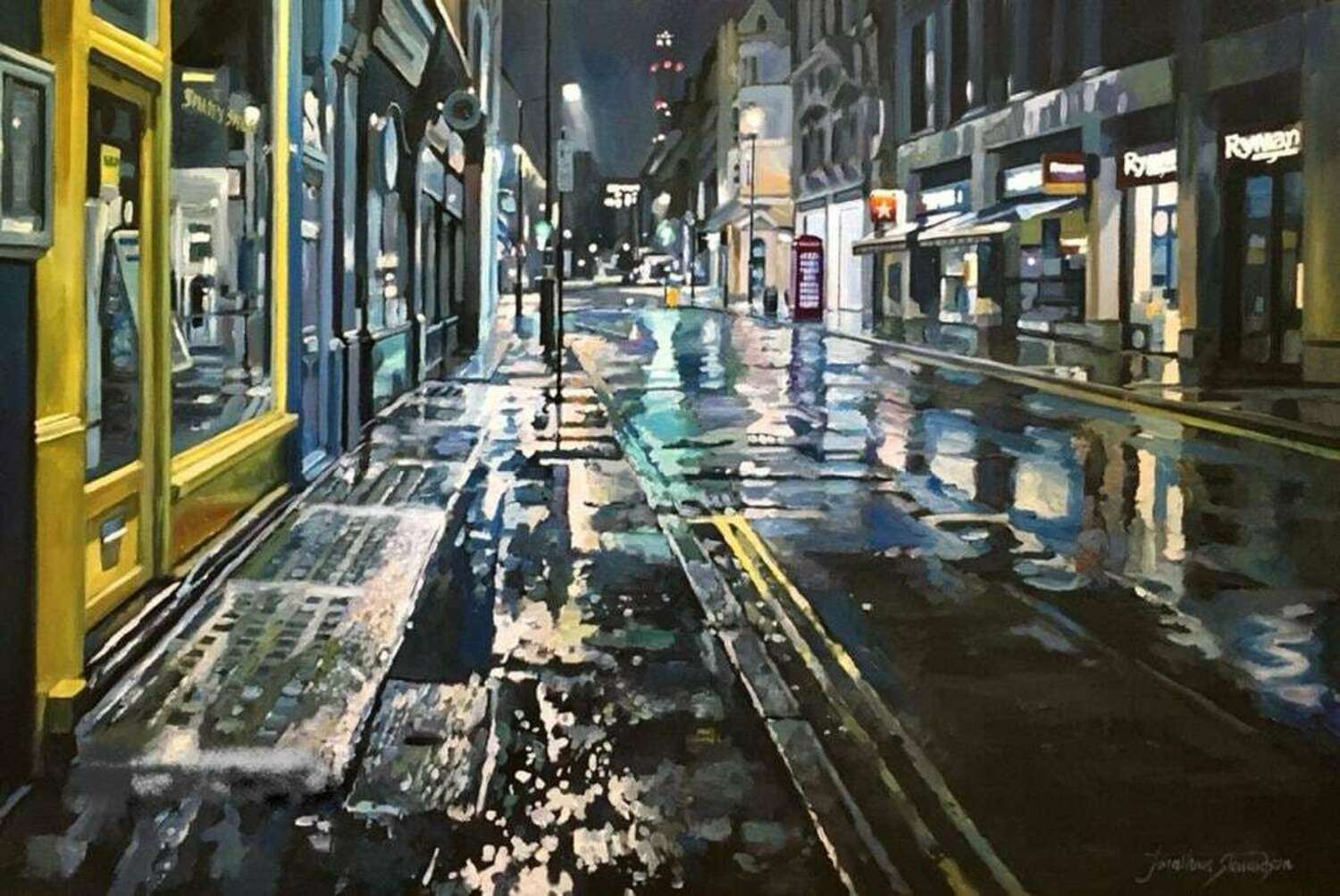 Wardour St, Rain